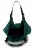 GEANȚĂ DIN PIELE shopper bag Genuine Leather verde 605